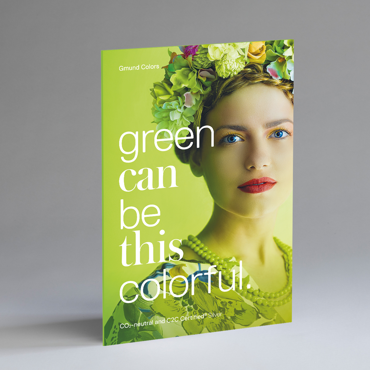 Broschüre Gmund Colors Nachhaltigkeit englisch