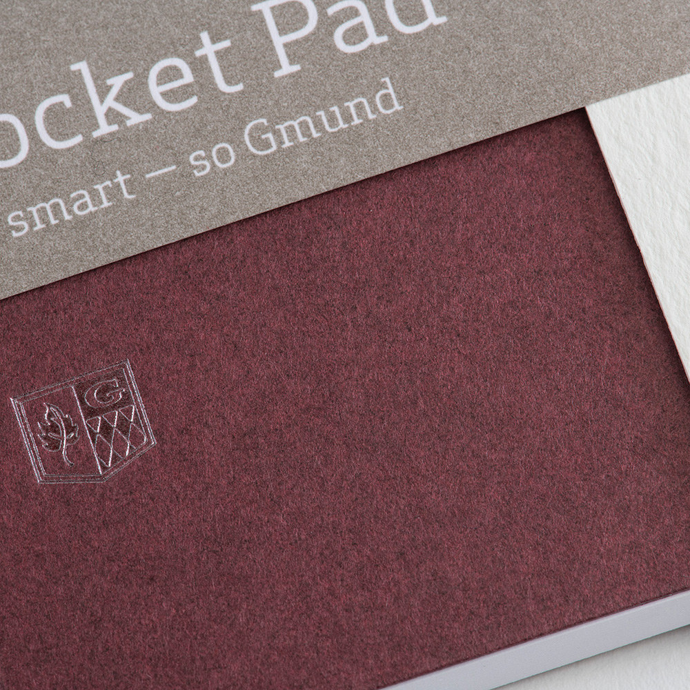 Gmund Pocket Pad - merlot