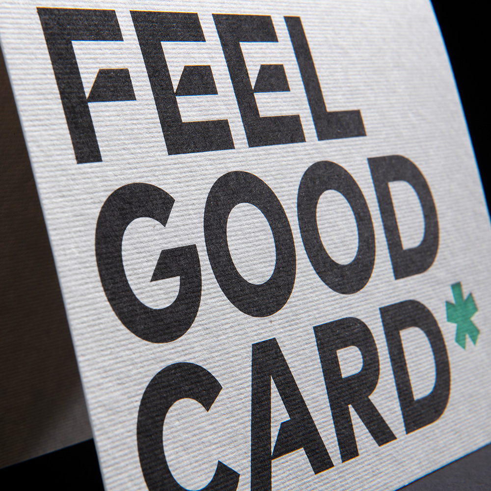 Grußkarte Hanf - FEEL GOOD CARD