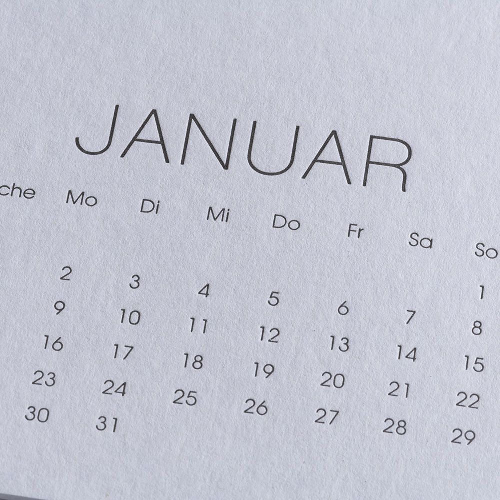 Gmund DIY Kalender 2023 - Four Seasons