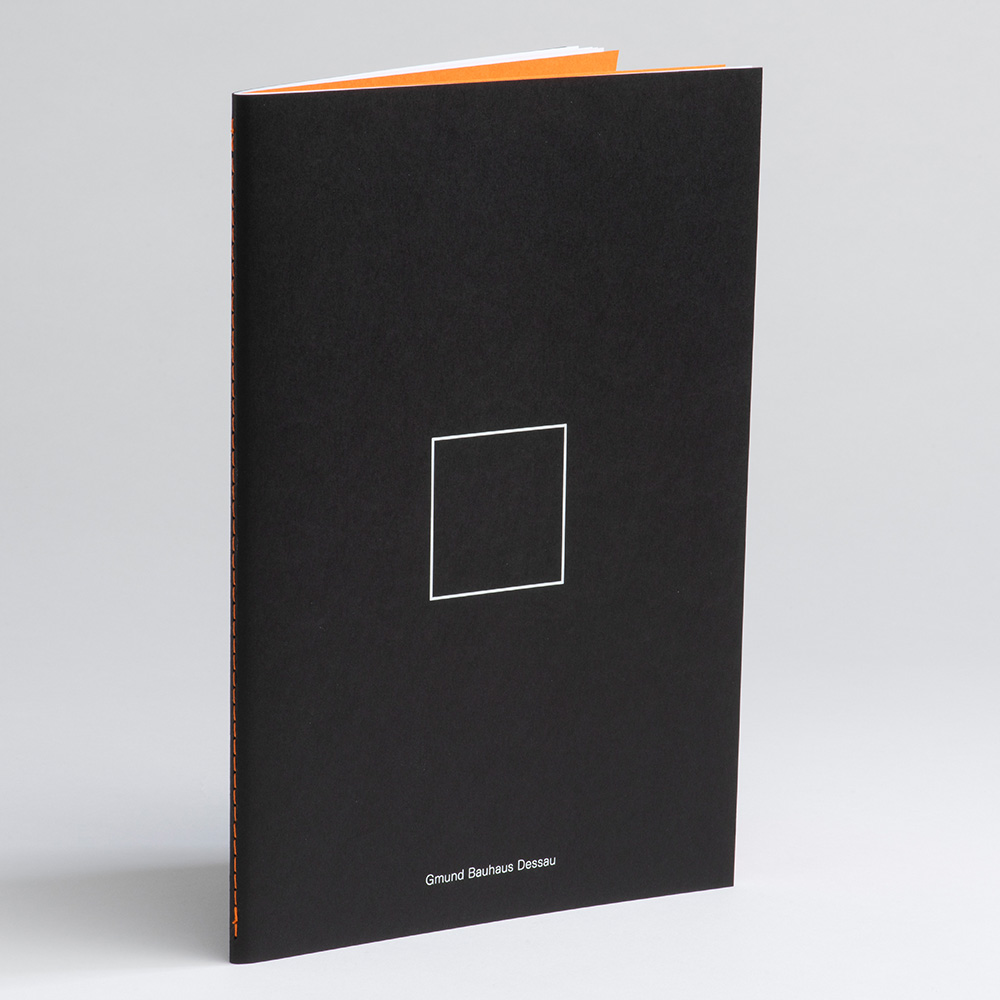 Gmund Bauhaus Dessau Notizheft - Quadrat/Orange