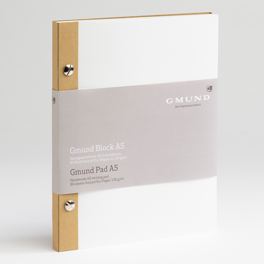Gmund Craftsman Block A5 - Soft brown
