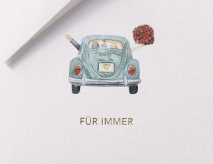 Grußkarte Für Immer - Honeymoon