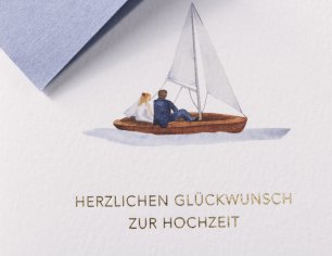 Grußkarte Für Immer - Hafen der Ehe