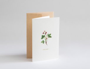 Grußkarte Botanicals - Süße Beere