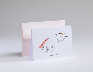 Grußkarte CharakTiere - Frechdachs