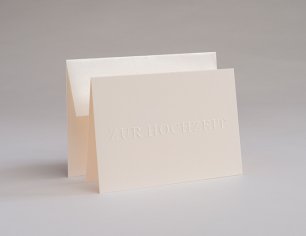 Grußkarte Deeply Impressed - Zur Hochzeit