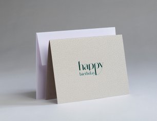 Grußkarte Heather - Happy Birthday
