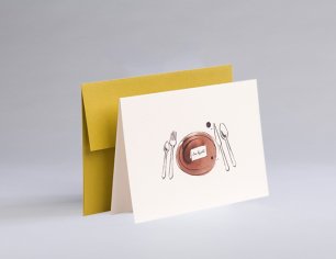 Grußkarte Illustration - Bon Appétit