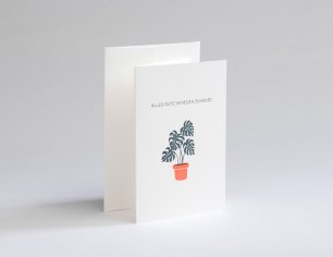 Grußkarte Letterpress² - Alles Gute im neuen Zuhause