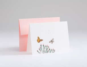 Grußkarte Spuren am Tegernsee - Schmetterling