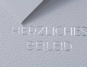 Grußkarte Heather - Herzliches Beileid