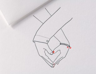 Greeting Card Letterpress² - Ein Pärchen wie im Märchen