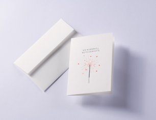 Grußkarte Letterpress² - Wie wundervoll bist du denn