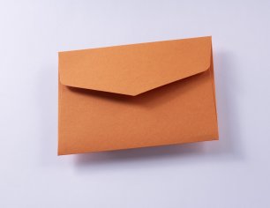 Gift packaging envelope, Size S - Orange Papier