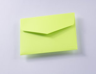 Gift packaging envelope, Size S - Grün Neon Papier