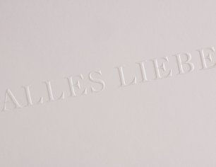 Grußkarte Deeply Impressed - Alles Liebe