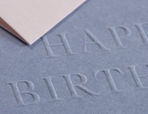 Grußkarte Deeply Impressed - Happy Birthday