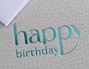 Grußkarte Heather - Happy Birthday