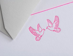Grußkarte Icon - Tauben