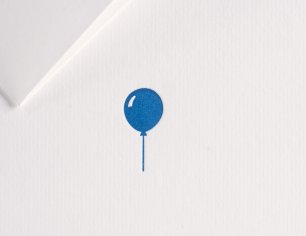Grußkarte Symbol - Luftballon