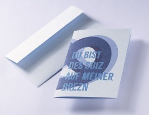 Grußkarte Bavaria - Du bist des Soiz