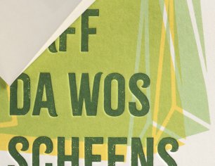 Grußkarte Bavaria - Kaff da wos scheens