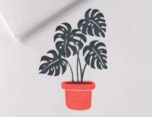 Grußkarte Letterpress² - Alles Gute im neuen Zuhause