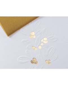 Christmas Card Embossing - Mistletoe