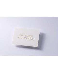 Grußkarte Heather - Alles Liebe zur Hochzeit