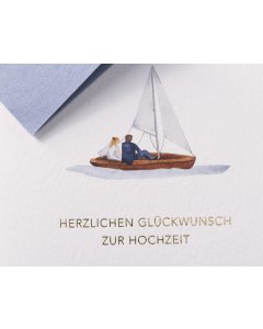Grußkarte Für Immer - Hafen der Ehe