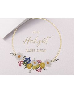 Grußkarte Für Immer - Blumenbouqet