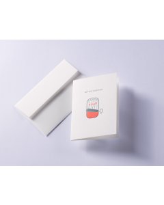 Grußkarte Letterpress² - Better together