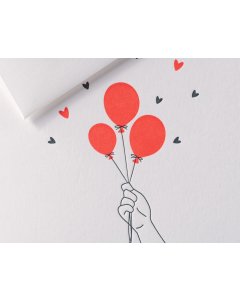 Greeting Card Letterpress² - Hoch sollst du leben