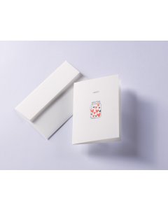 Grußkarte Letterpress² - Merci