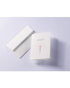 Grußkarte Letterpress² - Wie wundervoll bist du denn
